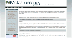 Desktop Screenshot of metacurrency.geekgene.com