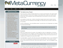 Tablet Screenshot of metacurrency.geekgene.com